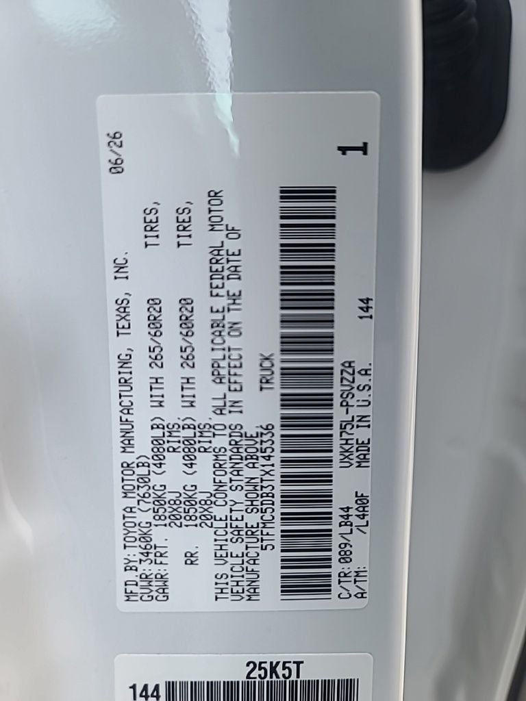 2026 Toyota Tundra i-FORCE MAX 1794 Edition i-FORCE MAX