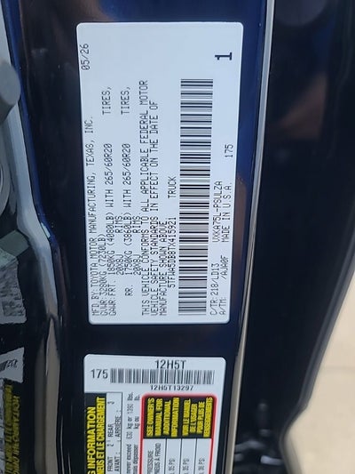 2026 Toyota Tundra Limited