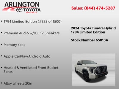 2024 Toyota Tundra i-FORCE MAX 1794 Limited Edition