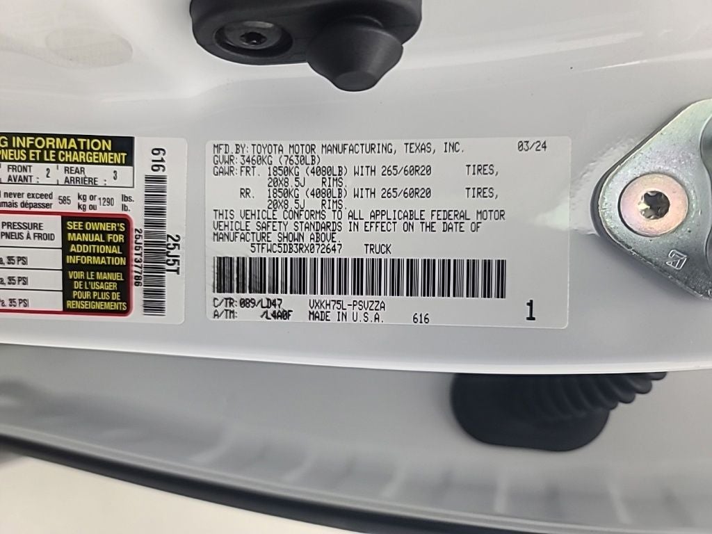 2024 Toyota Tundra i-FORCE MAX 1794 Limited Edition