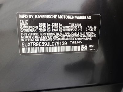 2018 BMW X3 xDrive30i