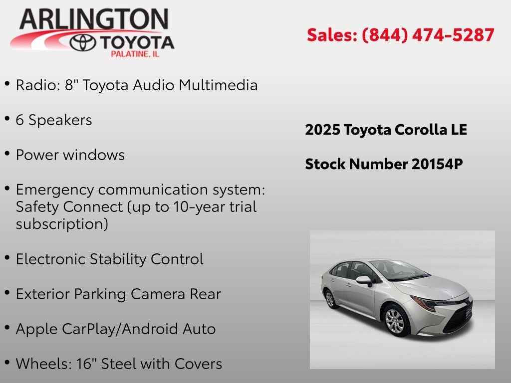 2025 Toyota Corolla LE
