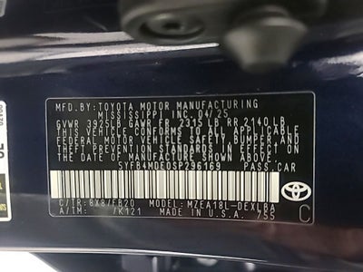 2025 Toyota Corolla LE