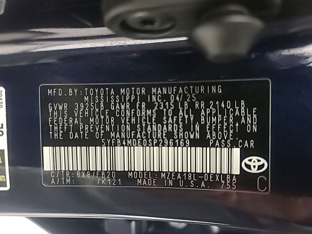 2025 Toyota Corolla LE