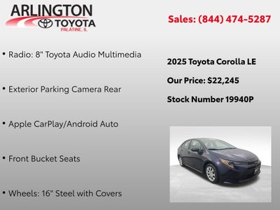 2025 Toyota Corolla LE