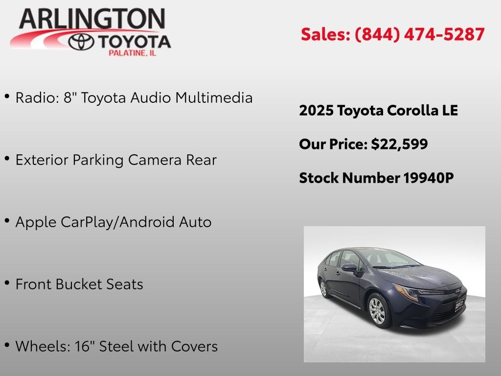 2025 Toyota Corolla LE