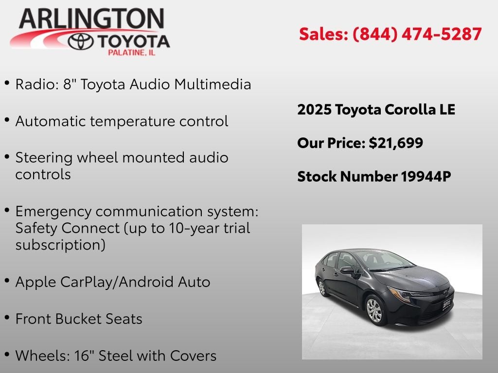2025 Toyota Corolla LE