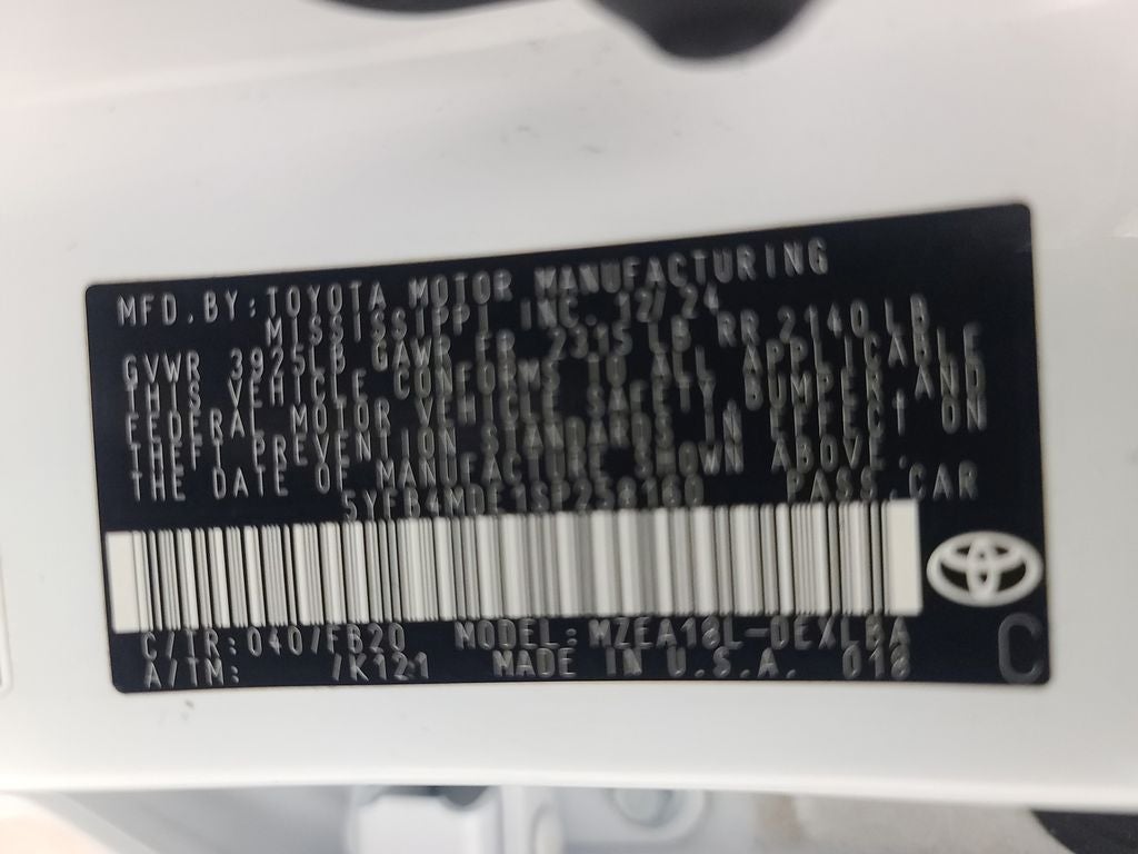 2025 Toyota Corolla LE