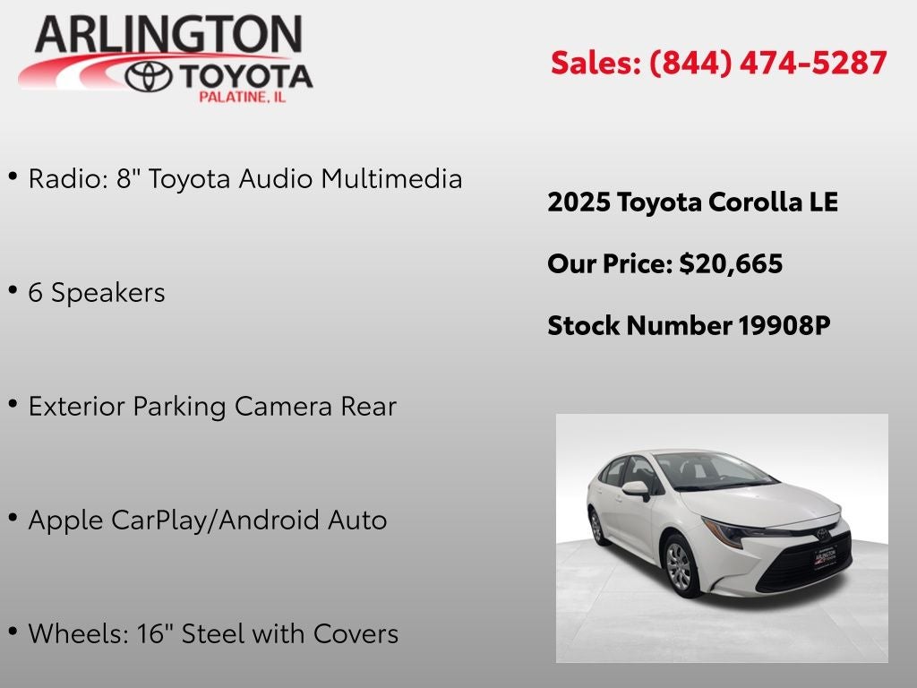 2025 Toyota Corolla LE