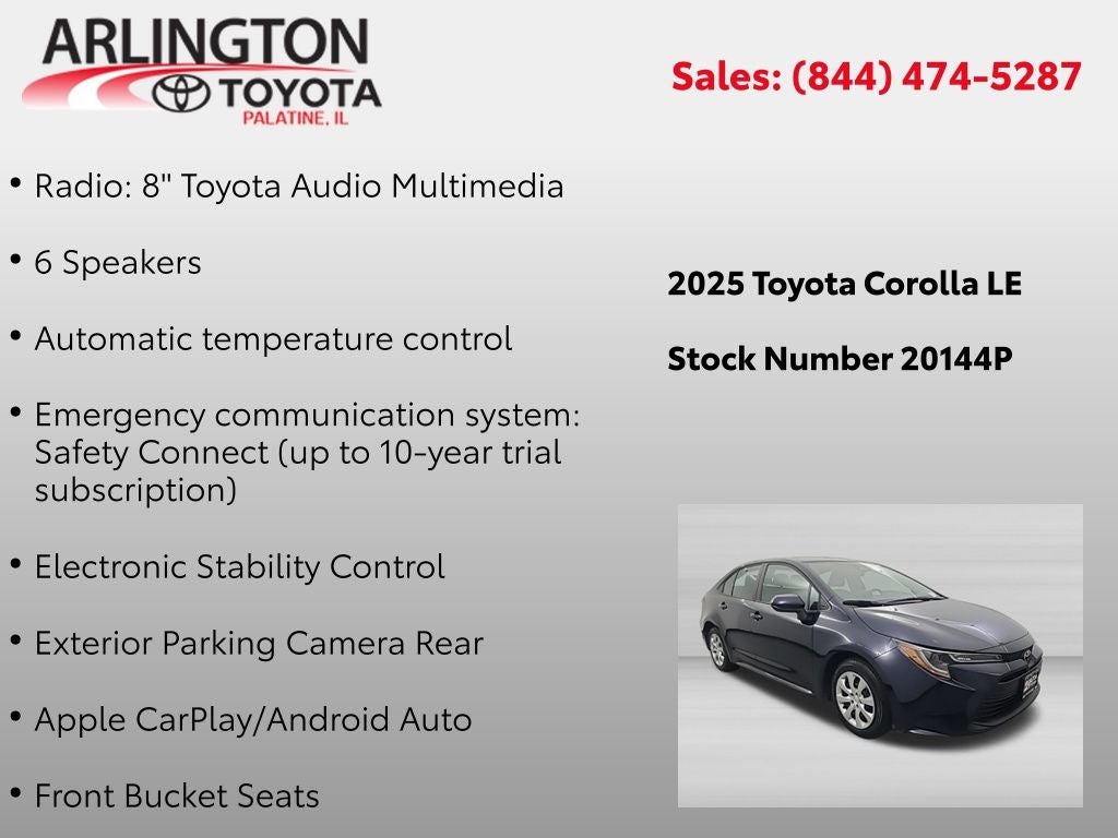 2025 Toyota Corolla LE
