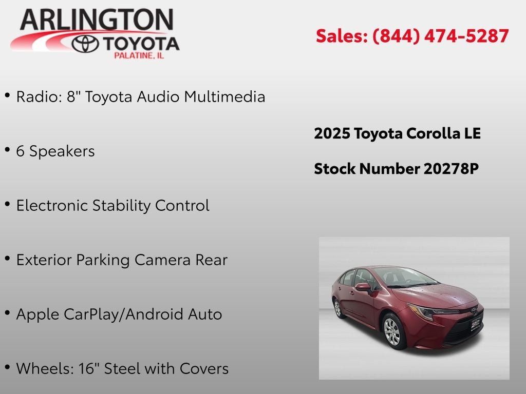 2025 Toyota Corolla LE