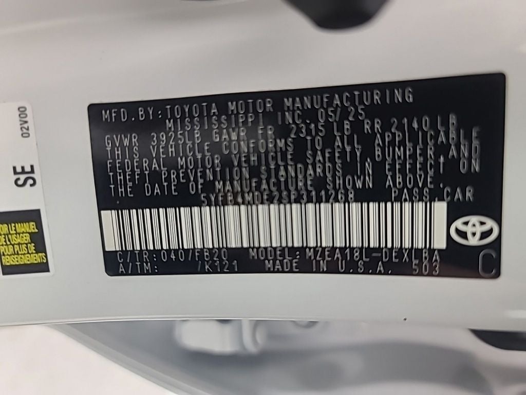 2025 Toyota Corolla LE