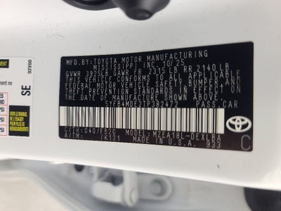 2026 Toyota Corolla LE