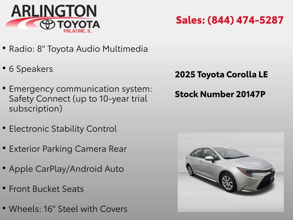 2025 Toyota Corolla LE