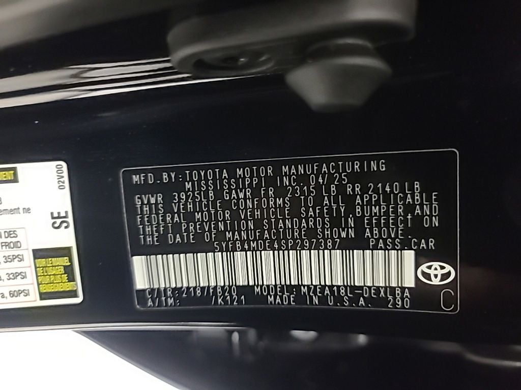 2025 Toyota Corolla LE