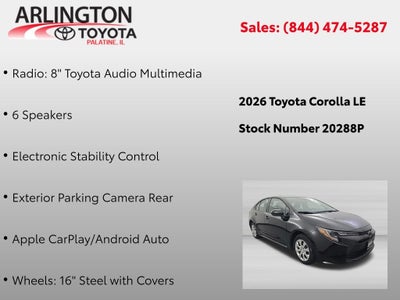 2026 Toyota Corolla LE