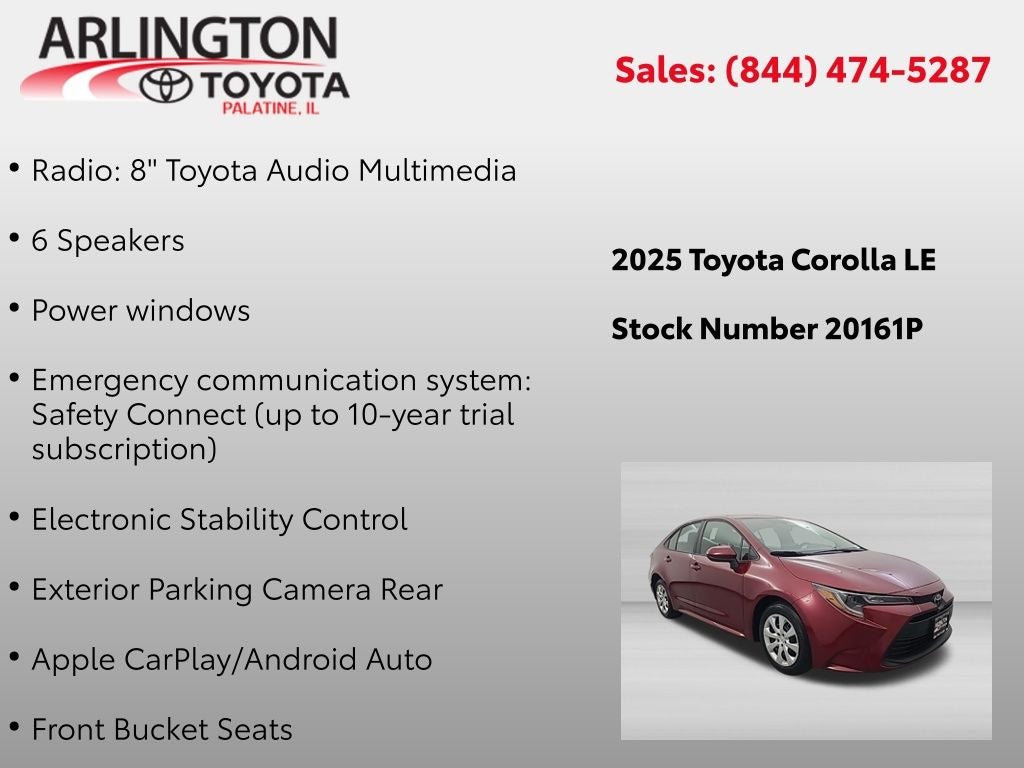 2025 Toyota Corolla LE