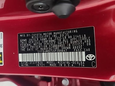 2025 Toyota Corolla LE