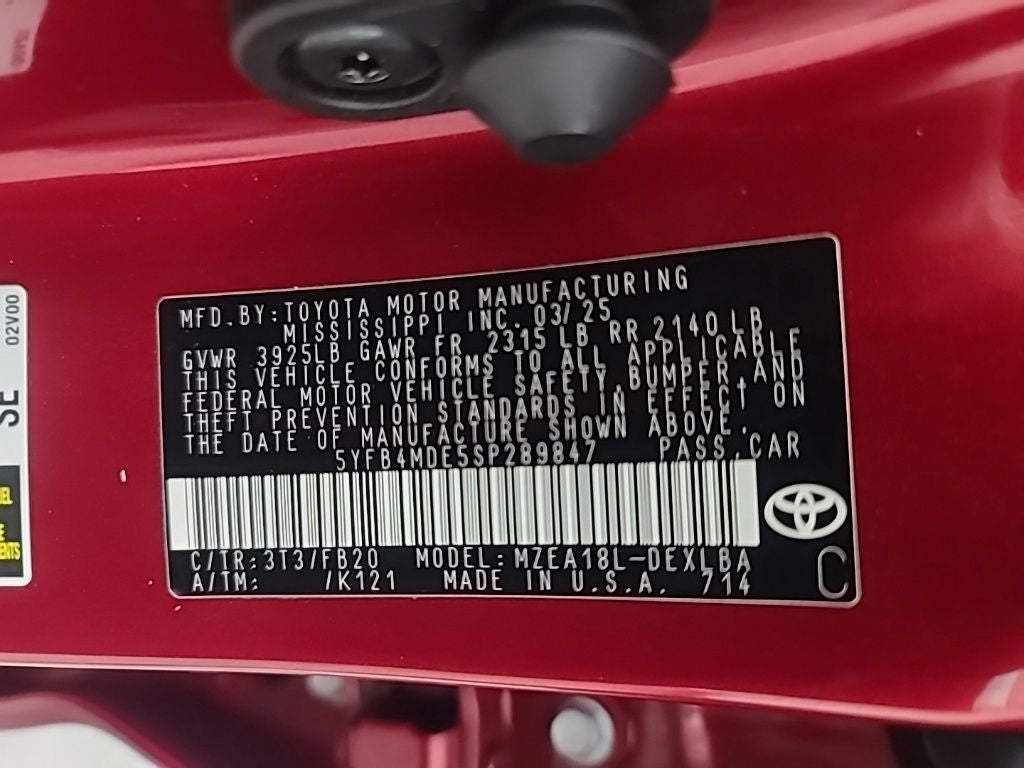 2025 Toyota Corolla LE