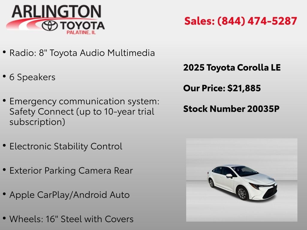 2025 Toyota Corolla LE