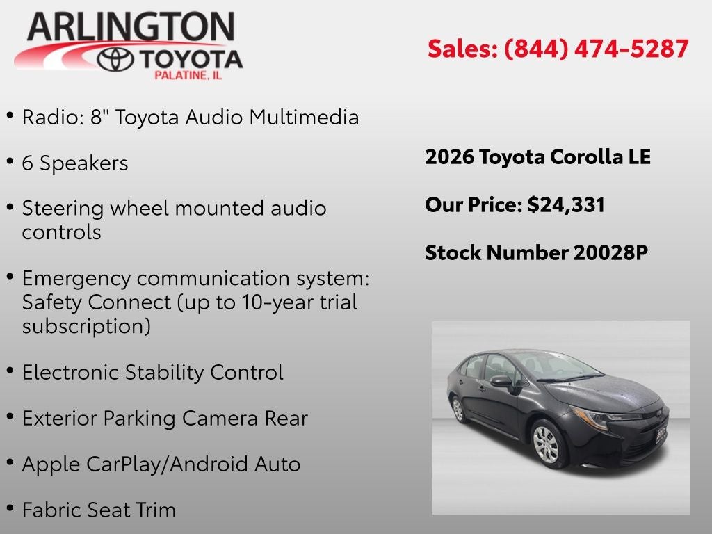 2026 Toyota Corolla LE