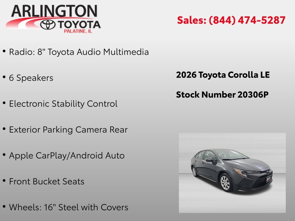 2026 Toyota Corolla LE