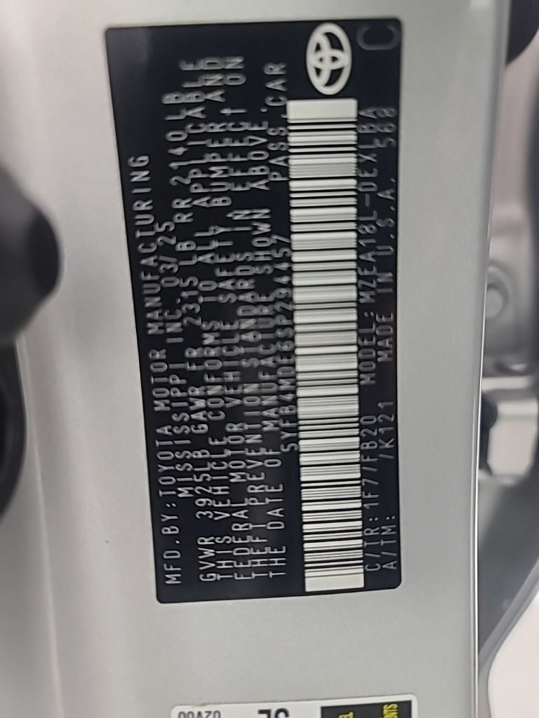 2025 Toyota Corolla LE