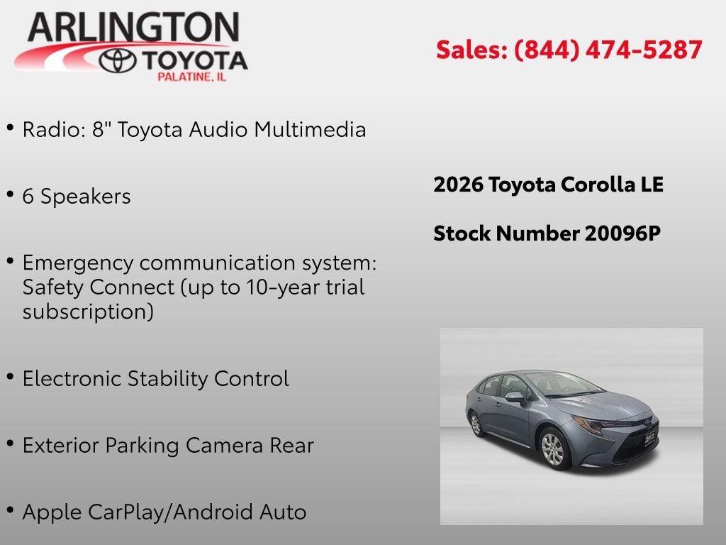 2026 Toyota Corolla LE