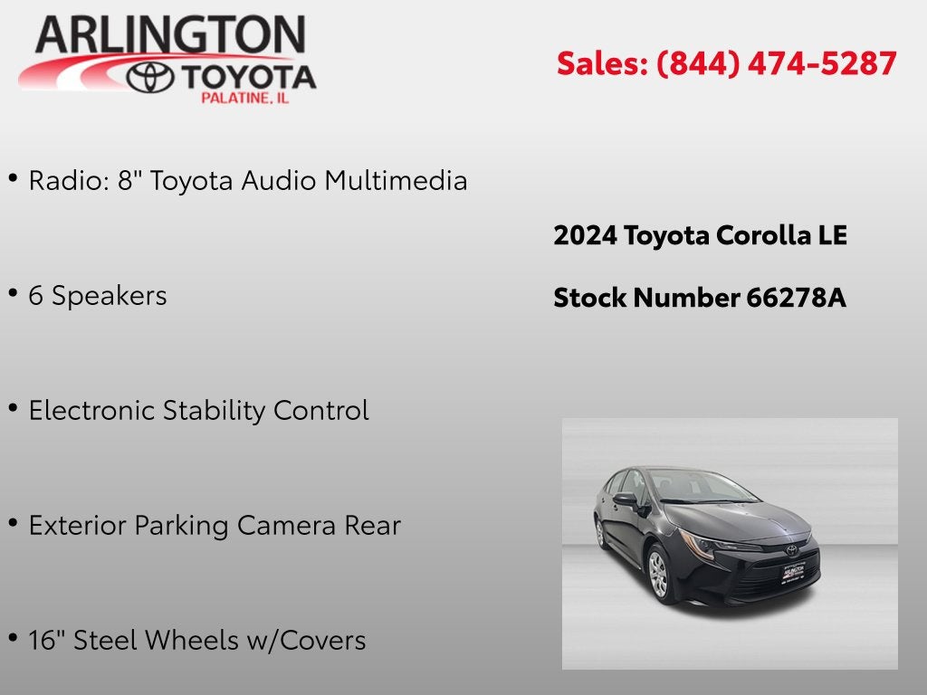 2024 Toyota Corolla LE
