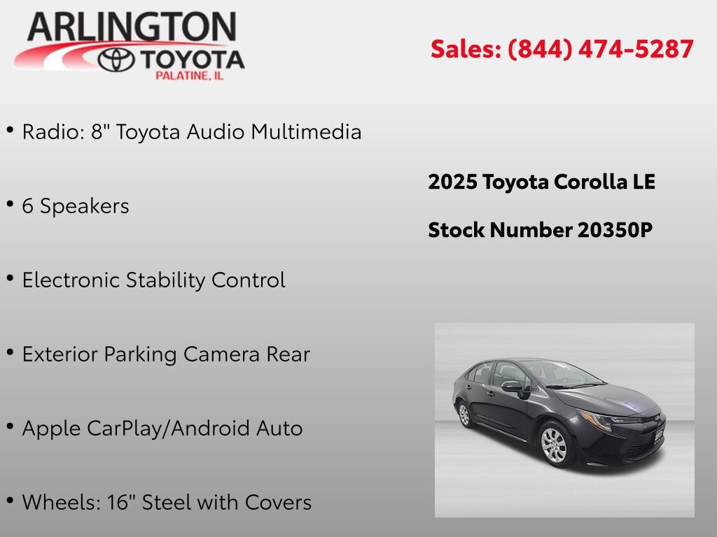2025 Toyota Corolla LE