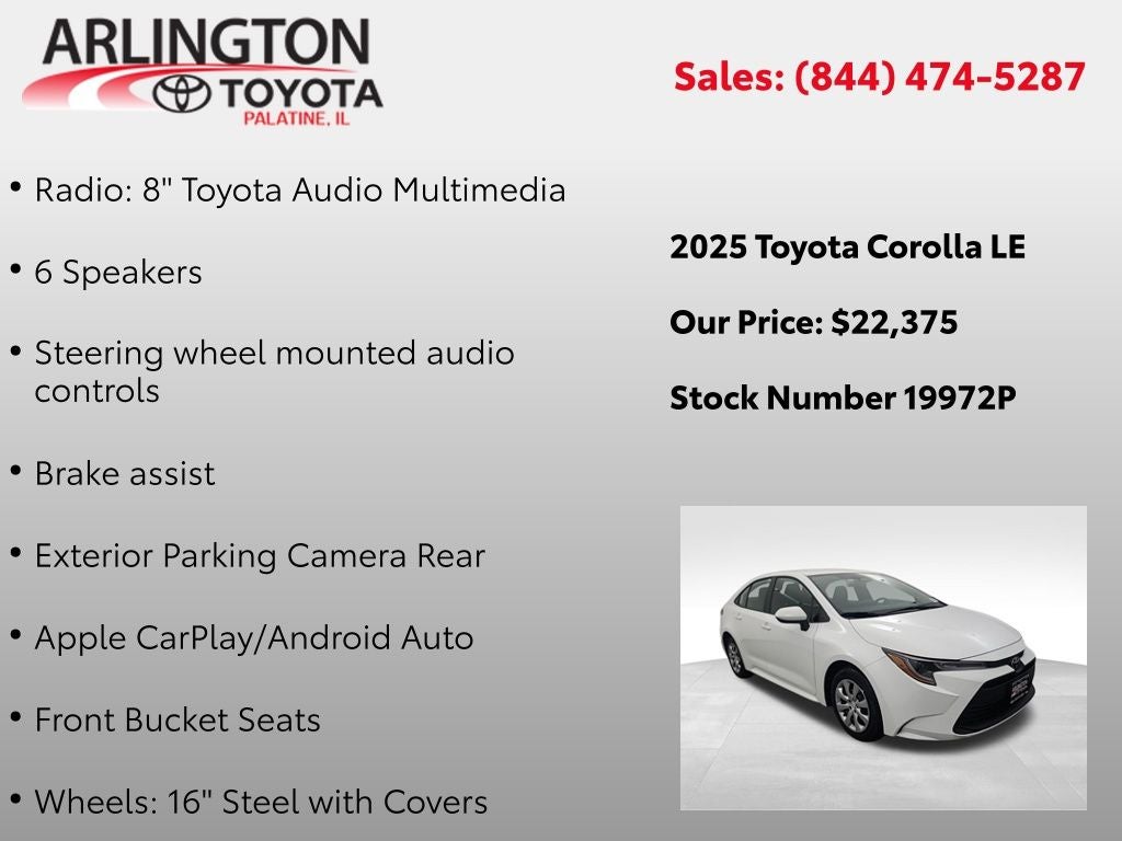 2025 Toyota Corolla LE