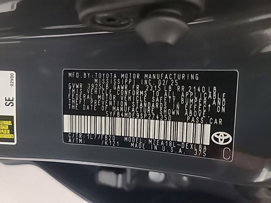 2025 Toyota Corolla LE