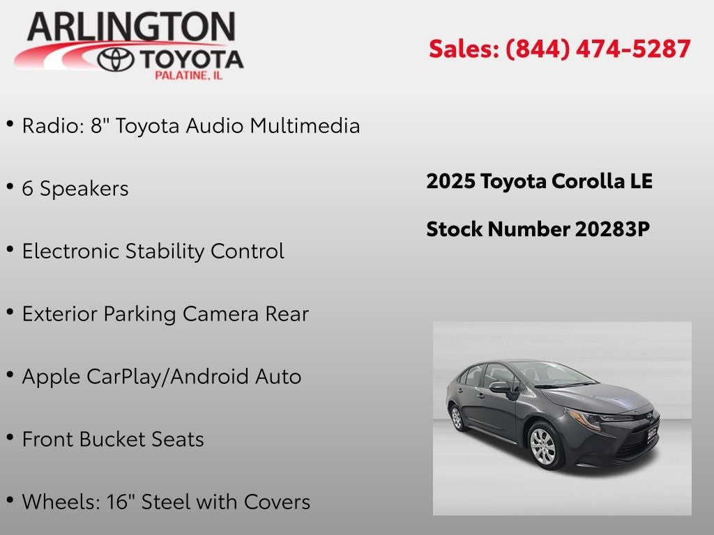 2025 Toyota Corolla LE