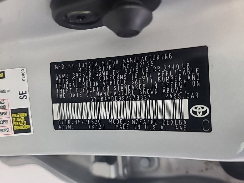 2025 Toyota Corolla LE