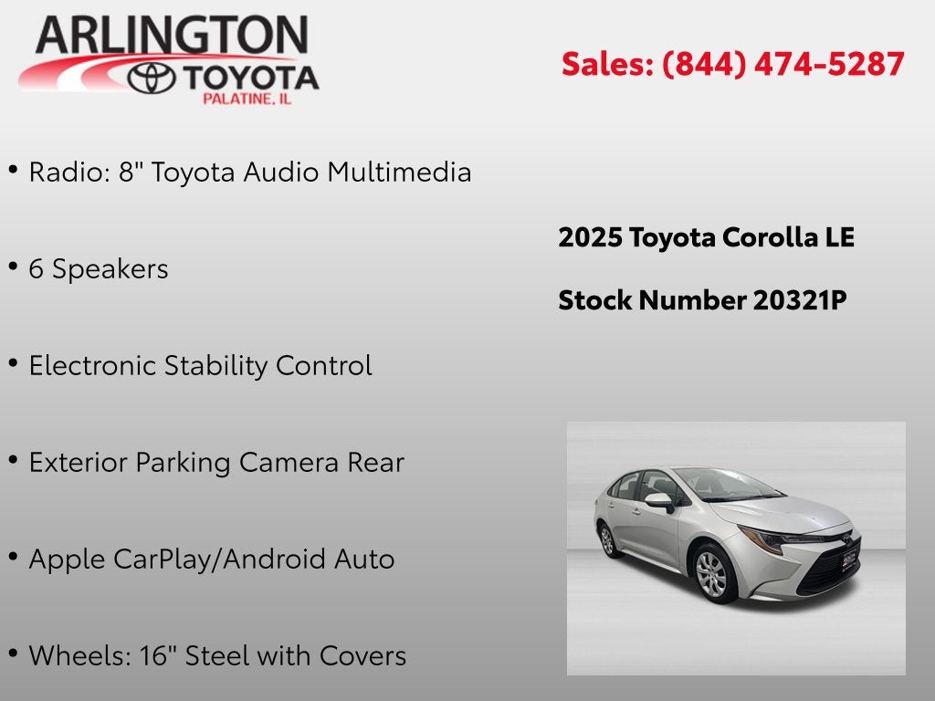 2025 Toyota Corolla LE