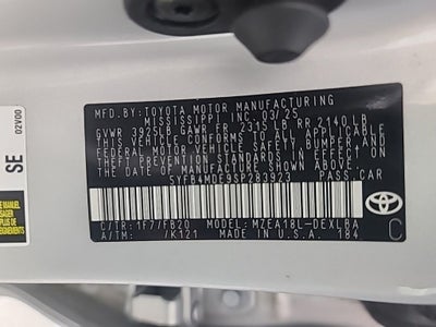 2025 Toyota Corolla LE