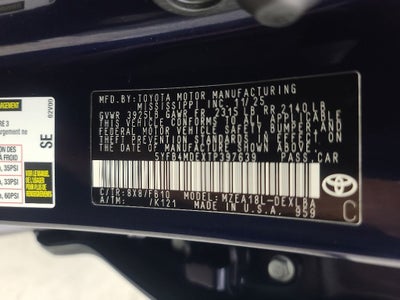 2026 Toyota COROLLA LE