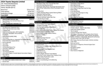 2024 Toyota Sequoia Limited