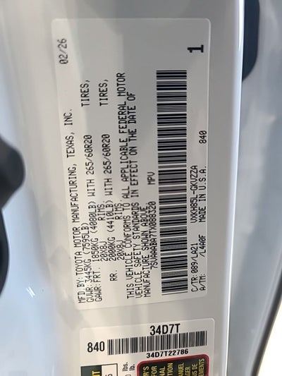 2026 Toyota Sequoia Platinum