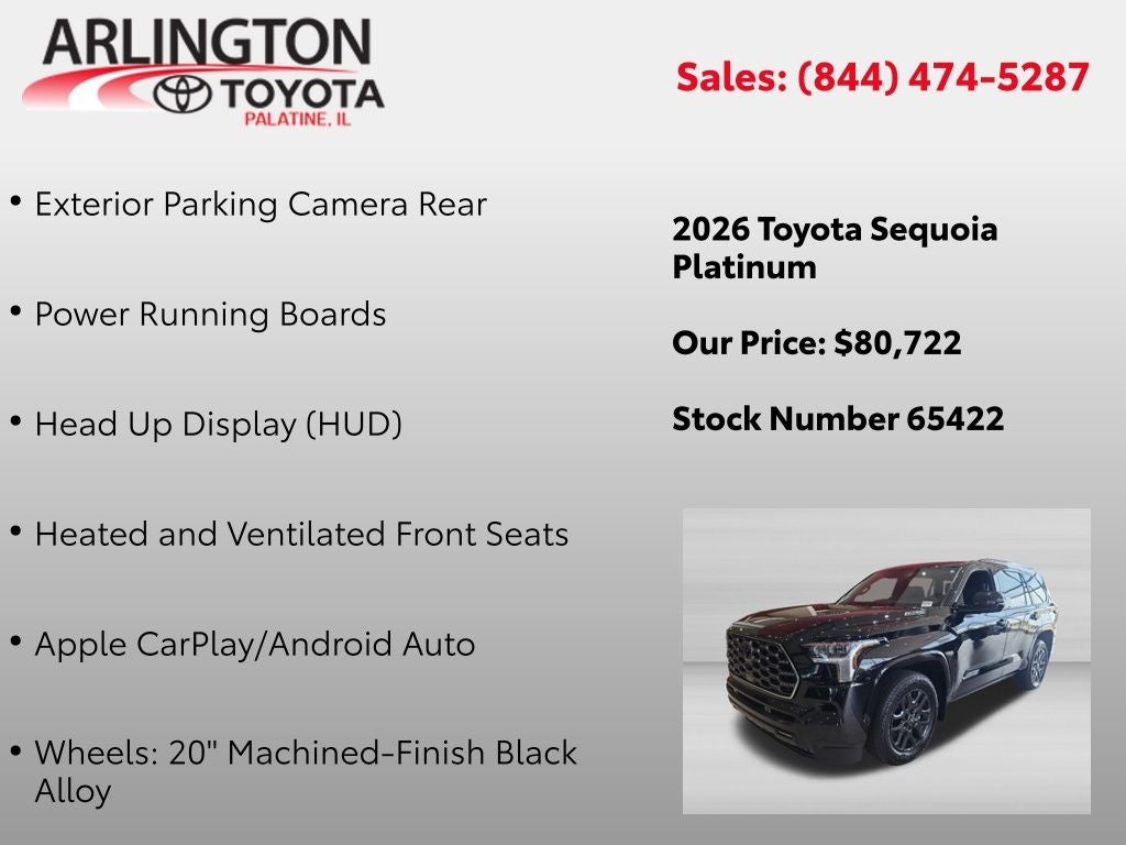 2026 Toyota Sequoia Platinum