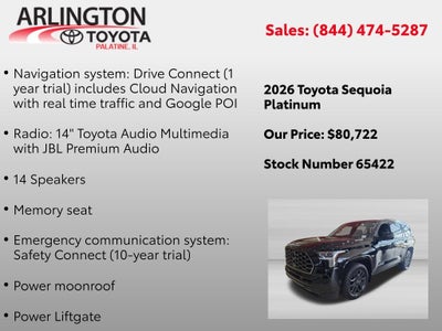 2026 Toyota Sequoia Platinum