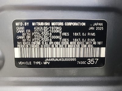 2025 Mitsubishi Outlander Sport 2.0 SE