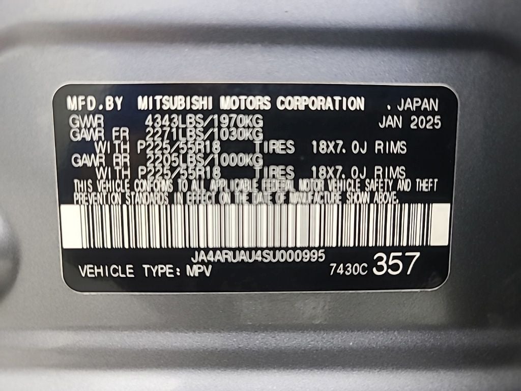 2025 Mitsubishi Outlander Sport 2.0 SE