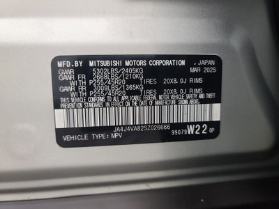 2025 Mitsubishi Outlander SE