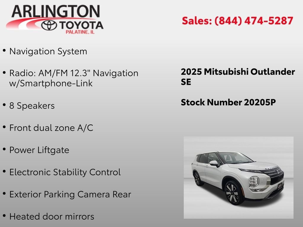 2025 Mitsubishi Outlander SE