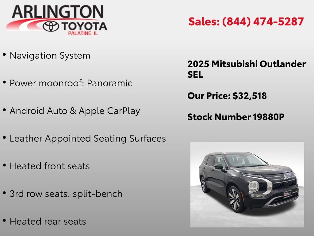 2025 Mitsubishi Outlander SEL