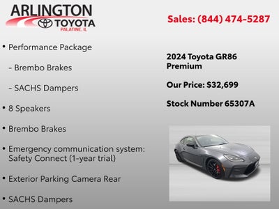 2024 Toyota GR86 Premium Performance Pack