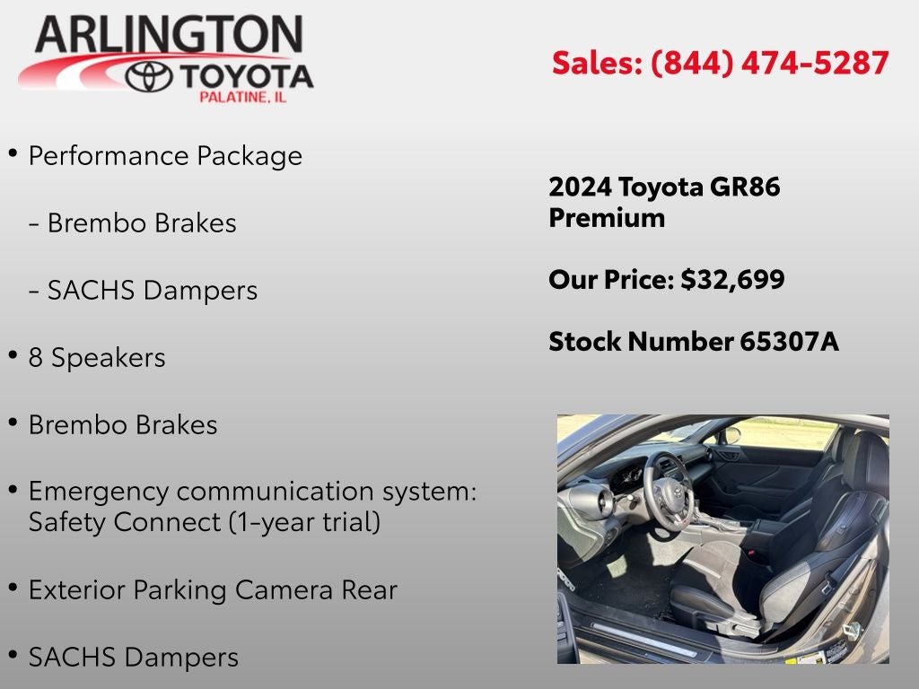 2024 Toyota GR86 Premium Performance Pack