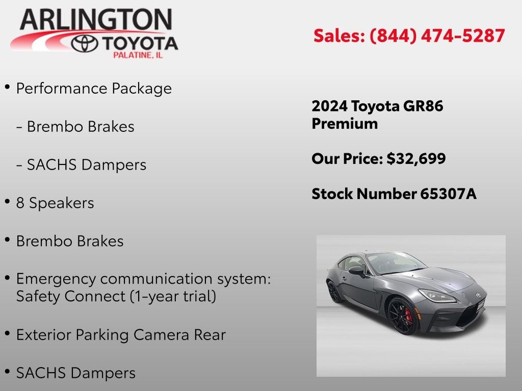 2024 Toyota GR86 Premium Performance Pack