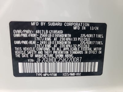 2025 Subaru Crosstrek Premium